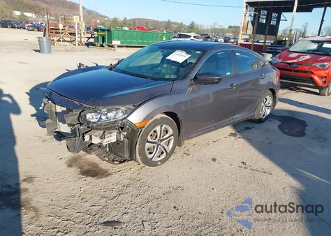 2018 Honda Civic Lx z USA, uszkodzony, nr VIN 2HGFC2F51JH587680